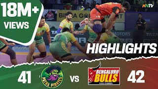 Pro Kabaddi 2018 Highlights  Patna Pirates vs Bengaluru Bulls  Pawan Sehrawat 14 Raid Points [upl. by Sajovich]