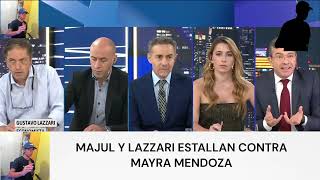 MAJUL Y LAZZARI ESTALLAN CONTRA MAYRA MENDOZA [upl. by Adnuahs]