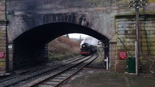 Polar Express  Churnet Valley Railway  28th December 2023 [upl. by Sacrod847]