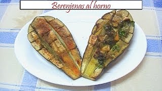 Berenjenas al horno  Receta de Cocina en Familia [upl. by Saxon137]