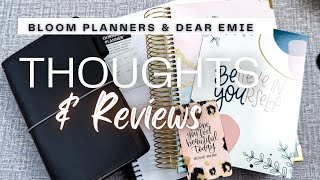 Unboxing and Review Bloom Planner and Dear Emie plannerreview bloomdailyplanners [upl. by Henigman345]