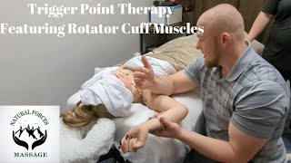 Rotator Cuff Muscle Trigger Points and Insertion and Origin Points [upl. by Hanny]