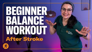 Balance is THE Foundation to Walking Again After Stroke – 15 Min Workout [upl. by Hacissej]