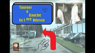 Tourner à Gauche en Première La 1ère RoulanteReprise 1ère Permis de Conduire en Ligne [upl. by Adnaloy381]