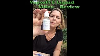 VaporFi E Liquid Review [upl. by Batish563]