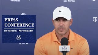 Brooks Koepka Press Conference  2024 PGA Championship PreTournament [upl. by Ttergram]