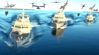 Spectacular Role of US Military with USS Fort Worth in Peace Mission in Maldives Sea [upl. by Idnar]