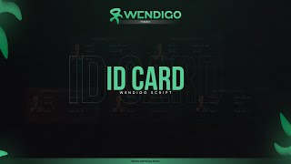 QBESX FiveM  The Advanced Id Card System  wendigoidcard [upl. by Tarrsus]