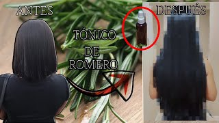 CRECE TU CABELLO EN 2 SEMANAS😱 con tónico de ROMEROcrecimientocapilar romero tônicocapilar [upl. by Bel]