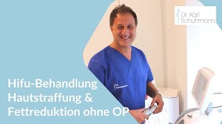 Hautstraffung und Körperstraffung ohne OP  Ultraschallbehandlung Hifu [upl. by Jinny]