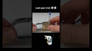 Trick to open a lock magic viralvideo viralshort science [upl. by Dragde]