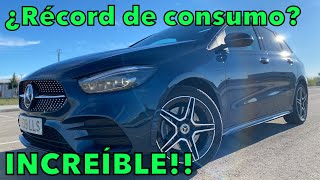 MercedesBenz Clase B 250e INCREÍBLE ¿RÉCORD DE CONSUMO Súper prueba de AUTONOMÍA y consumo MOTORK [upl. by Efram]