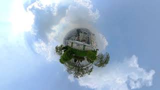 Ho Chi Minh  Tiny Planet View top of building  Insta 360 x4 [upl. by Enaled]