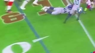 Quandre diggs broken leg injury 😰 [upl. by Etsirhc]