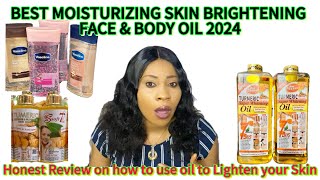 Best Moisturizing face and body oil 2024 and how to promix for perfect skin lightening [upl. by Gratia239]