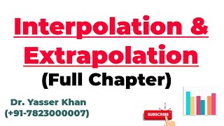 Interpolation And Extrapolation [upl. by Nyved]