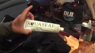 HOW TO  DUI DRYSUIT ZIPPER REPLACEMENT  PART 1 [upl. by Leirbag]