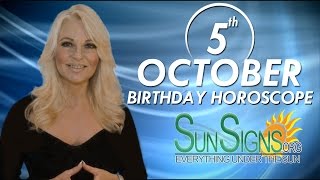 October 5th Zodiac Horoscope Birthday Personality  Libra  Part 1 [upl. by Hsuk]