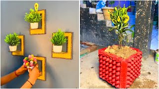 Creative DIY Planter and Wall Hanging Crafts  Recycle and Decorate Your Space with Cardboard [upl. by Tera]