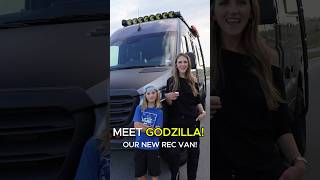 MEET GODZILLA OUR STORYTELLER OVERLAND STEALTH MODE REC VAN vanlife vanlifers vanlifediaries [upl. by Ahsirak]