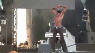 Death Grips start of set quotBewarequot  Ottawa Bluesfest 20130713 [upl. by Kapoor838]