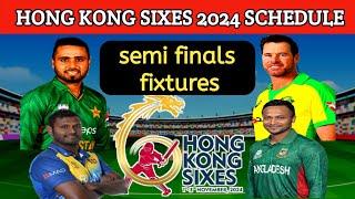 Hong Kong sixes 2024 Semi finals fixtures and schedule  Hong Kong sixes 2024 semi finals schedule [upl. by Aerdnaxela939]