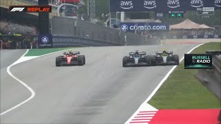 Leaked Uncensored Super Angry George Russel Radio After Hamilton Hits Russel Mercedes F1 Team Crash [upl. by Murton]