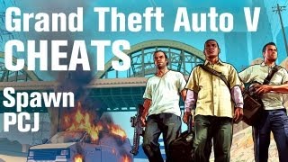 GTA 5 Cheats  Spawn PCJ [upl. by Rednirah]