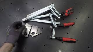 Smartest DIY Welding Table Clamps [upl. by Aerdnod]