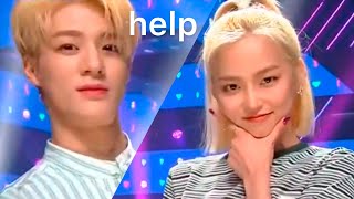 clc yeeun and nct jenos iconic friendship [upl. by Mcferren]