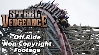 Steel Vengeance Cedar Point Off Ride NonCopyright Footage [upl. by Yelrebma]