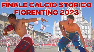 FINALE CALCIO STORICO FIORENTINO 2023  UNA GIORNATA CON I ROSSI DI SANTA MARIA NOVELLA [upl. by Henig]