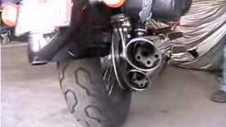 Honda VTX 1300 Exhaust Modification Version 2  short video [upl. by Jamila814]