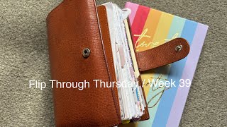 Flip Through Thursday  Week 39  September 2024  Pink Planner Girl [upl. by Wilcox433]