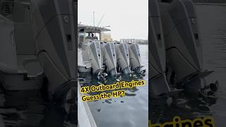 4X Outboard Engines  Initiation Sequence by Ultimate Marine marinelife yachtlife engine [upl. by Narmi428]