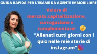 Il valore di mercato di capitalizzazione dei redditi di surrogazione e complementare [upl. by Asenaj770]