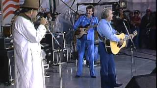 George Jones  Tennessee Whiskey Live at Farm Aid 1985 [upl. by Wengert]