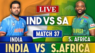 Live IND vs SA Match 37 Preview  India vs South Africa  World Cup 2023 Preview [upl. by Hollander]