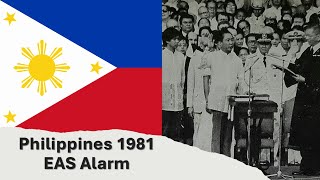 EAS Alarm YouTube Philippines 1981 EAS Alarm Rains [upl. by Ilke559]