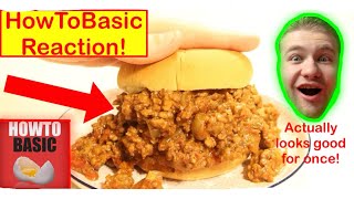 HowToBasic Reaction  How To Make Sloppy Joes [upl. by Neff713]