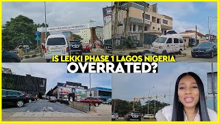 LEKKI LAGOS NIGERIA  IS LEKKI PHASE 1 OVERRATED  INNER STREETS EP3 [upl. by Nnyletak]