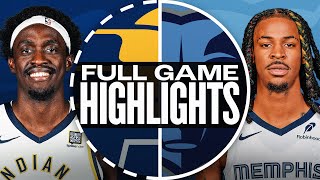 PACERS at GRIZZLIES  FULL GAME HIGHLIGHTS  December 1 2024 [upl. by Leay918]