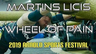 MARTINS LICIS  WHEEL OF PAIN  2019 ARNOLD SPORTS FESTIVAL [upl. by Cassady]