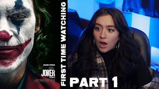 JOKER 2019 FIRST TIME WATCHING  MOVIE REACTION [upl. by Ynwat]