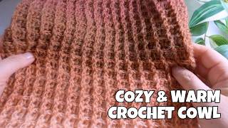 Cozy amp Warm Crochet Cowl An Easy StepbyStep Tutorial for Beginners [upl. by Nevins604]