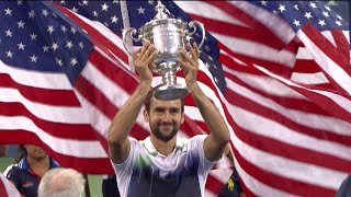 US Open Throwback Marin Čilić 2014 Championship Point [upl. by Gradeigh707]