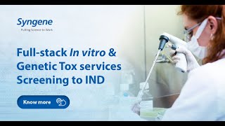 Fullstack In vitro amp Genetic Toxicology services  Screening to IND submission [upl. by Plantagenet]