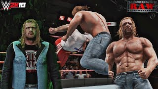 WWE 2K18 Triple H 2002 Return in RAW 200102 Arena w Trons PC Mods [upl. by Kovacev675]