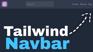 Simple tailwind css navbar [upl. by Julis796]