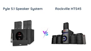 Pyle 51 Channel vs Rockville HTS45  Home Theater Speaker System Comparison [upl. by Enylhsa]